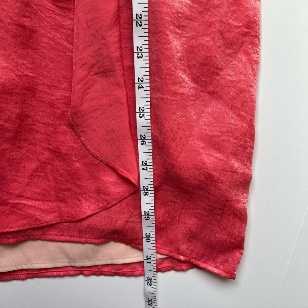 RESA Coral Pink Iris Bow Dress Size Small NWT - Picture 5 of 6